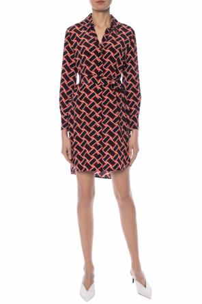 Patterned dress with collar, zdjęcie 2 Patterned dress with collar od Diane Von Furstenberg